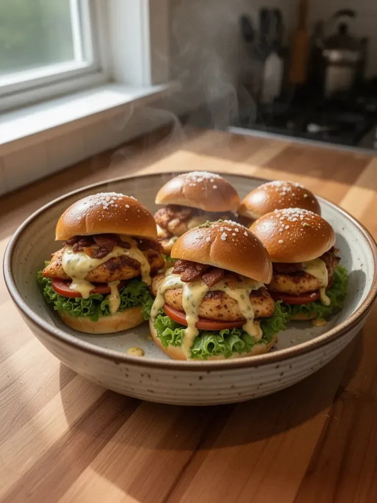 Honey Mustard Chicken Sliders