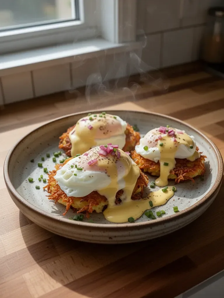Latke Eggs Benedict