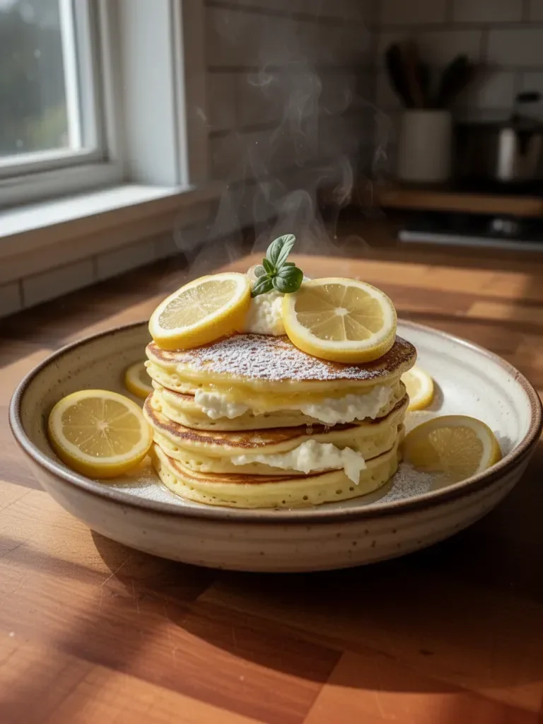 Lemon Ricotta Pancakes