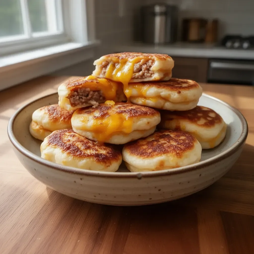 Delicious McGriddle Bites featuring sweet and savoury flavours in bite-sized portions.
