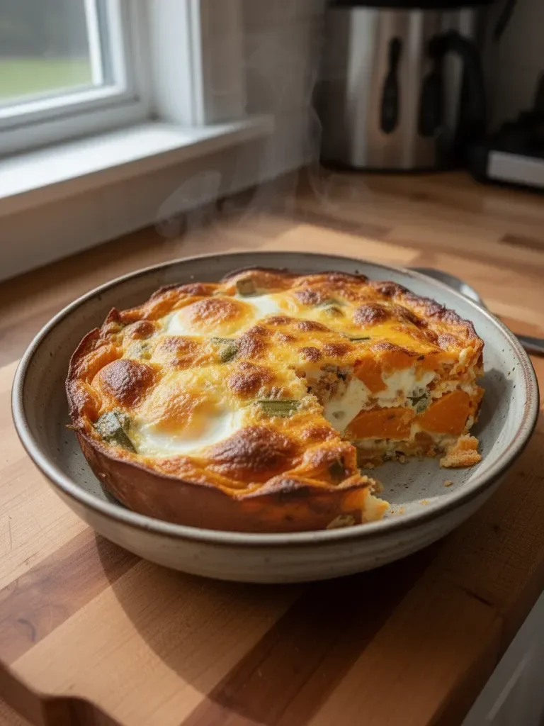 Protein-Packed Sweet Potato Egg Bake
