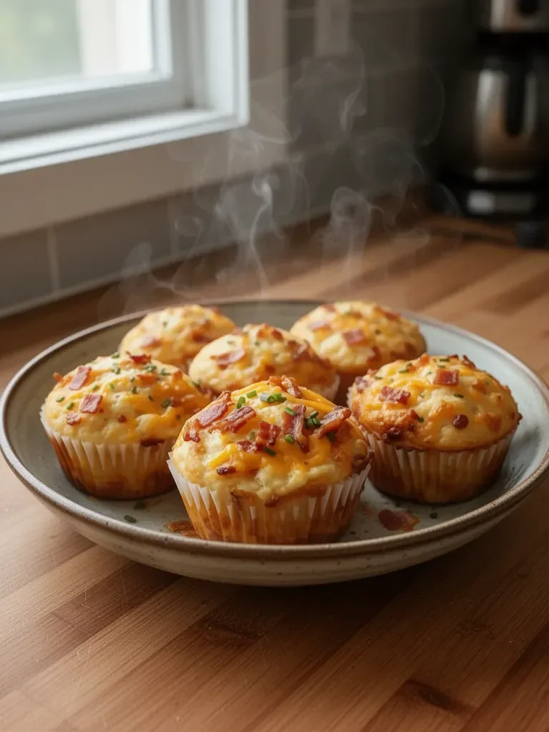 Savory Bacon Cheddar Cheese Muffins