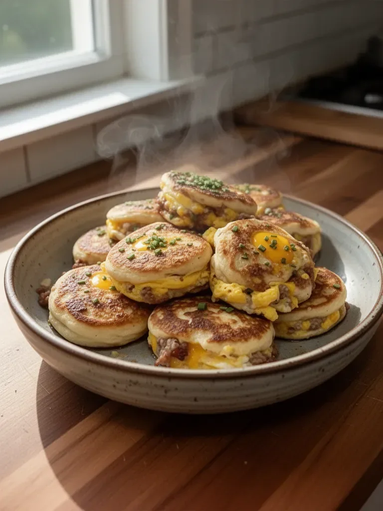 Savory Breakfast McGriddle Bites