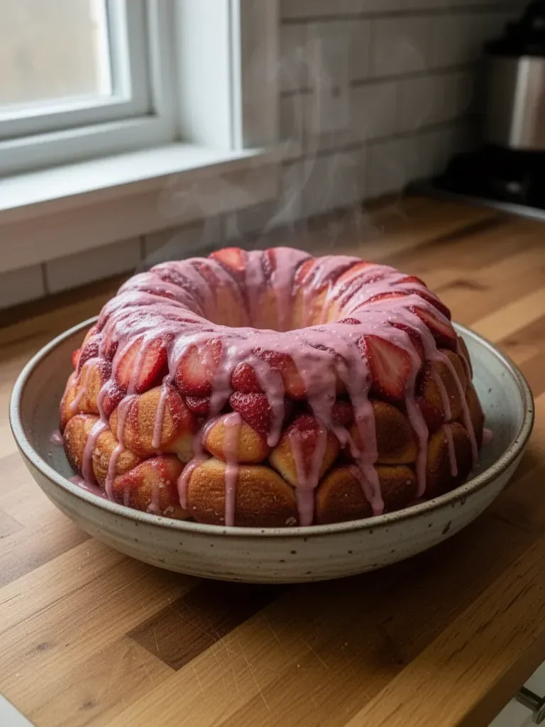 Strawberry Monkey Bread