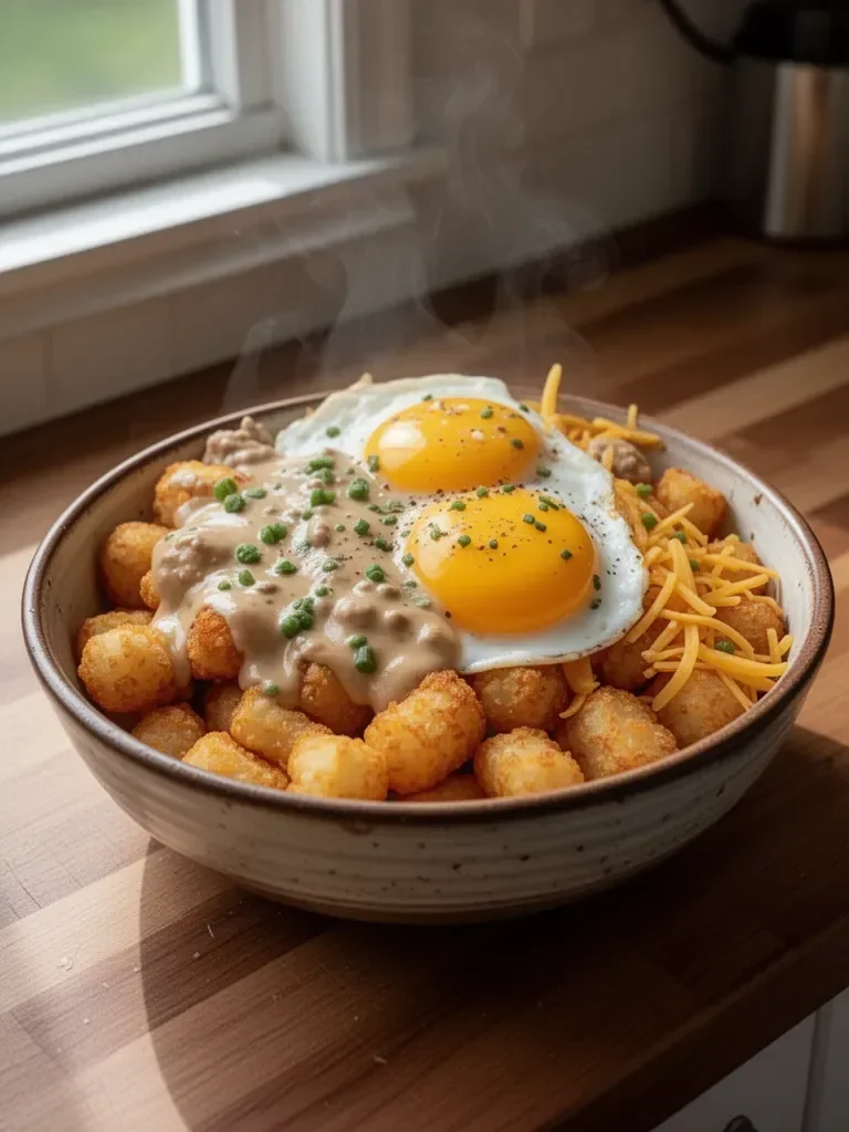 Tater Tot Breakfast Bowl Recipe